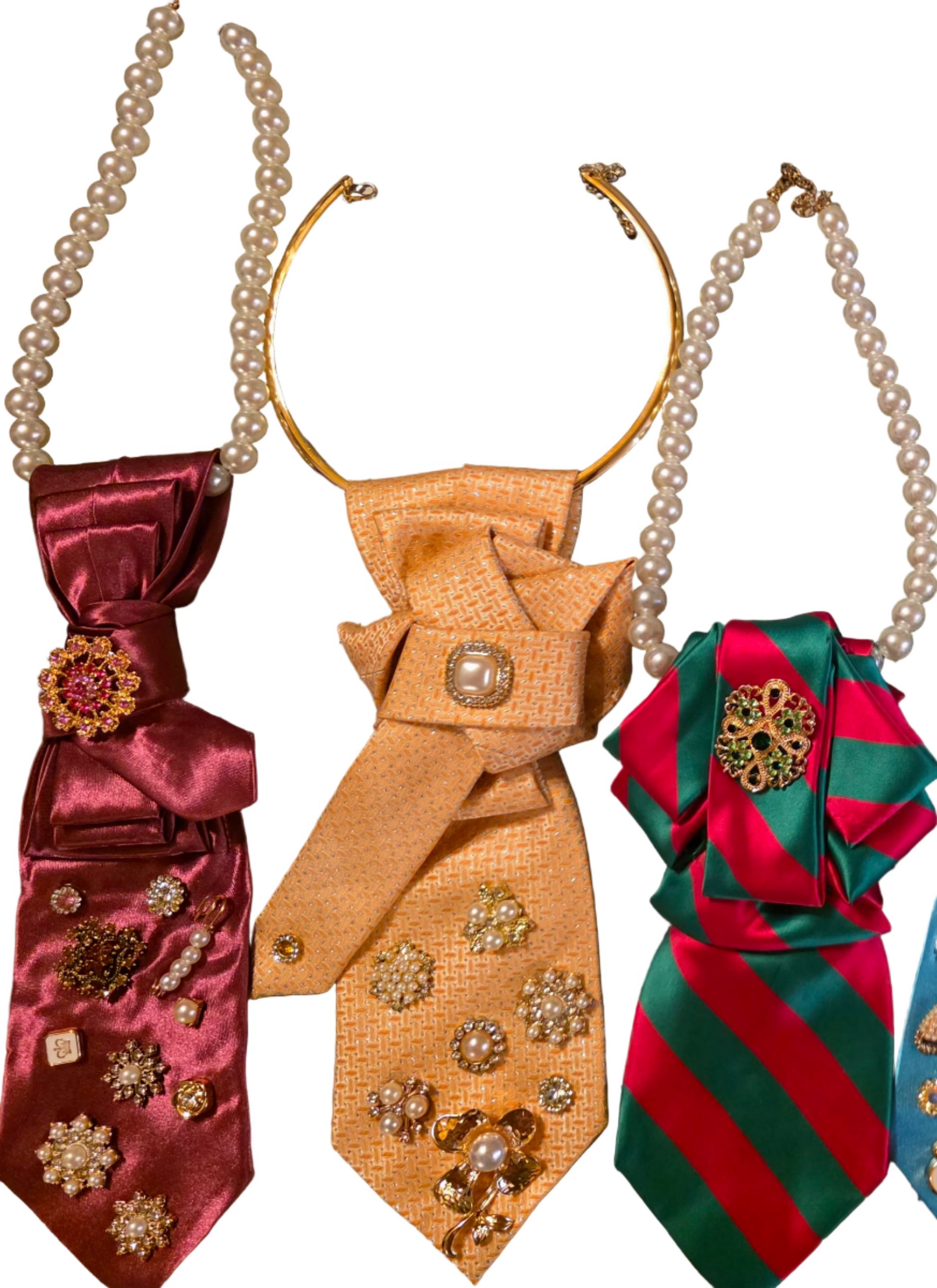 Exquisite Edge Necktie Necklace